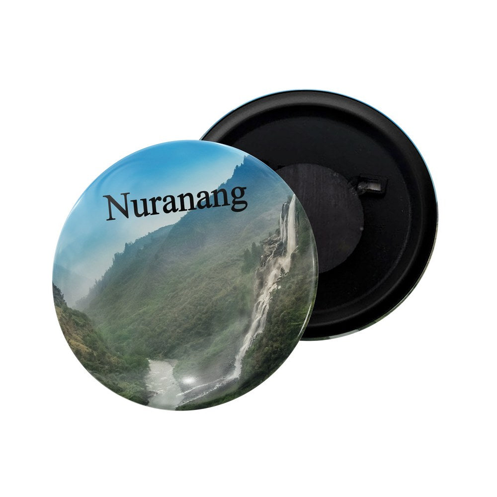 dhcrafts Fridge Magnet Multicolor Nuranang Arunachal Pradesh Glossy Finish Design Pack of 1 (58mm)